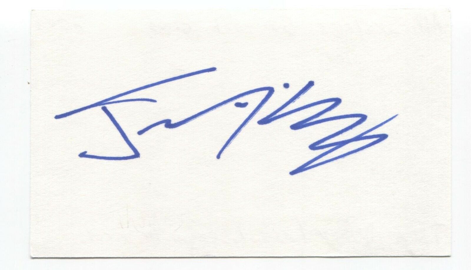 All Systems Go! - Thomas D'arcy Signed 3x5 Index Card Autographed Signature