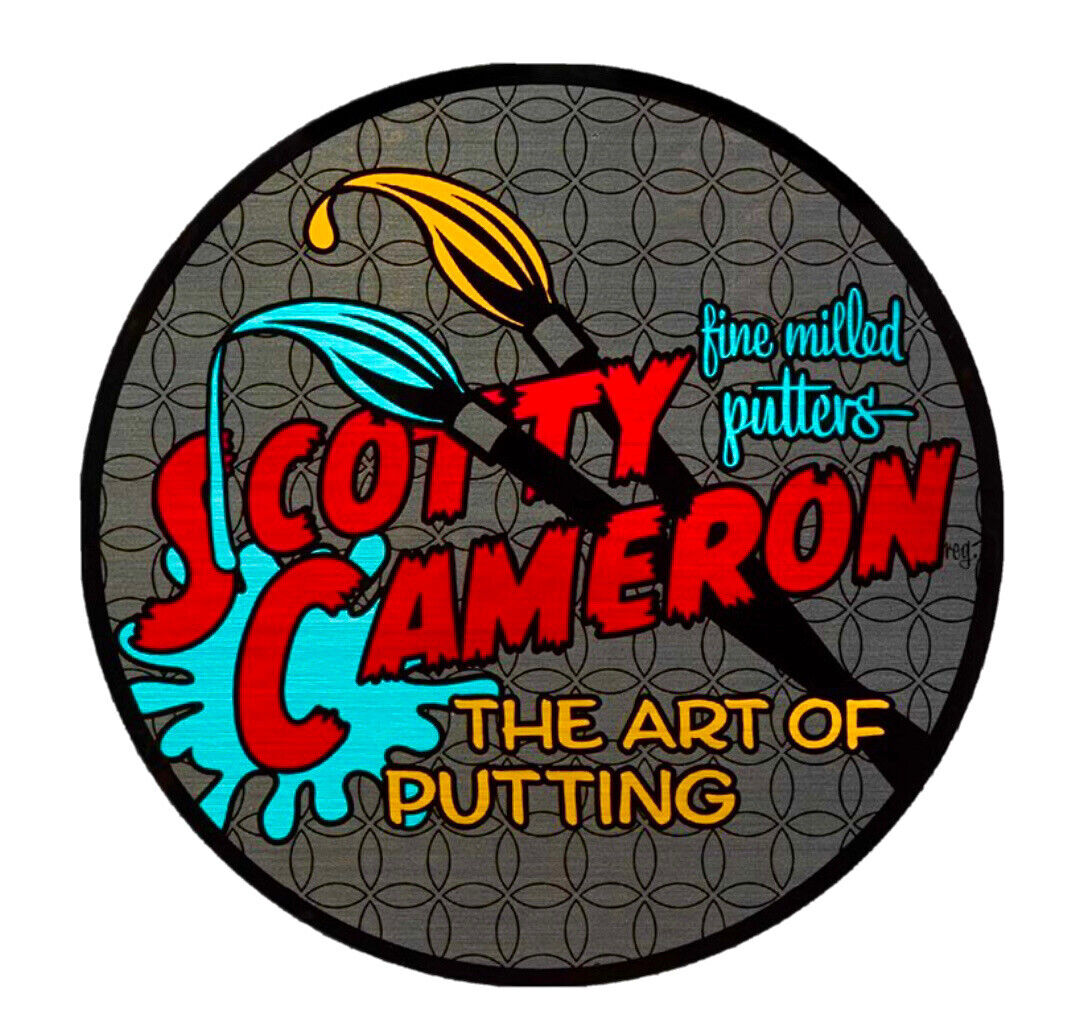 Scotty Cameron Gallery Exclusive “geo Lux” Aop  Paint Brush 3" Myler Sticker