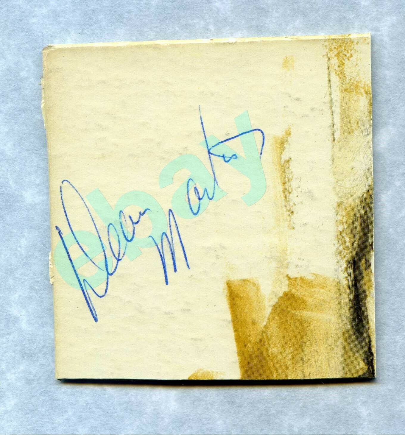Dean Martin Signed Autographed Cut Signature Early Circa 1960s Rat Pack Sinatra