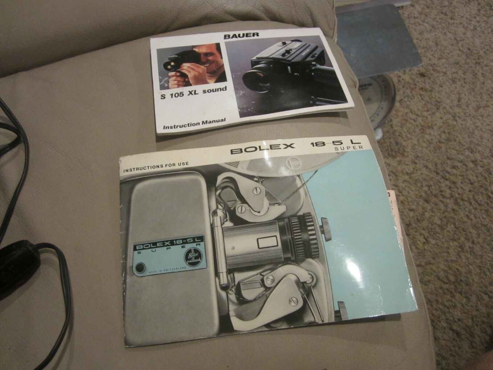 Vintage Movie Camera Instruction Manuals Bolex And Bauer