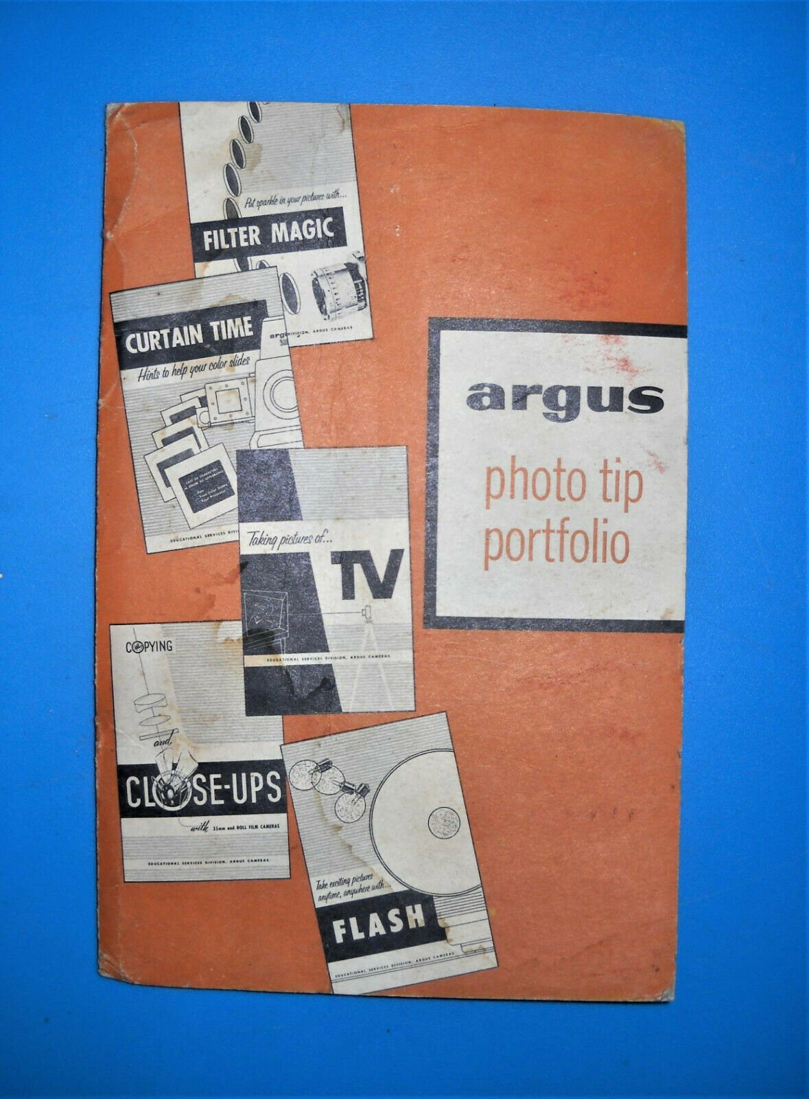 Vintage Argus Photo Tip Portfolio