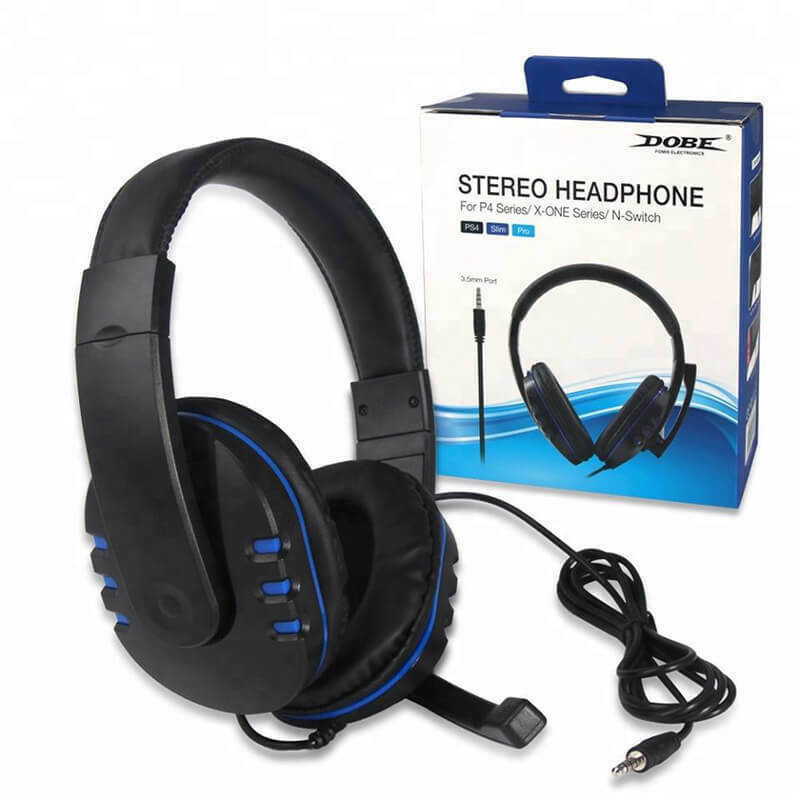 Dobe Stereo Headphone - Chat Headset For Nintendo Switch, Xbox One & Sony Ps4