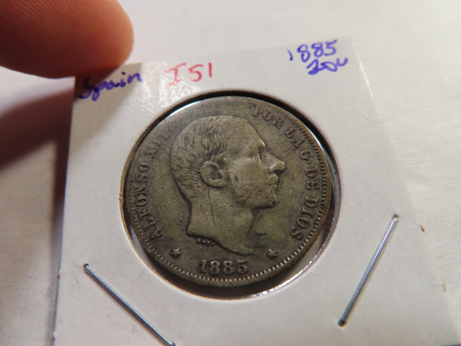 I51 Philippines 1885 20 Centavos