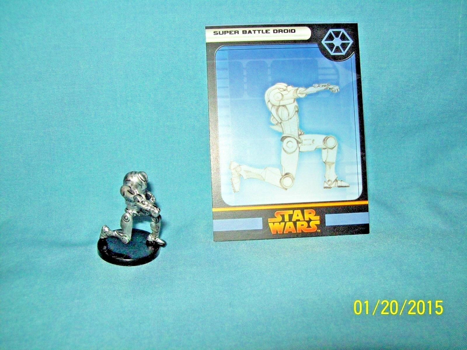 Wotc Star Wars Miniatures Super Battle Droid, Rots 39/60, Separatist, Common