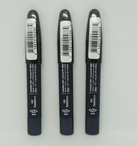 Styli-style Flat Pencils 416 Casablanca  Eyeliner,new (*unsealed*) Lot Of 3
