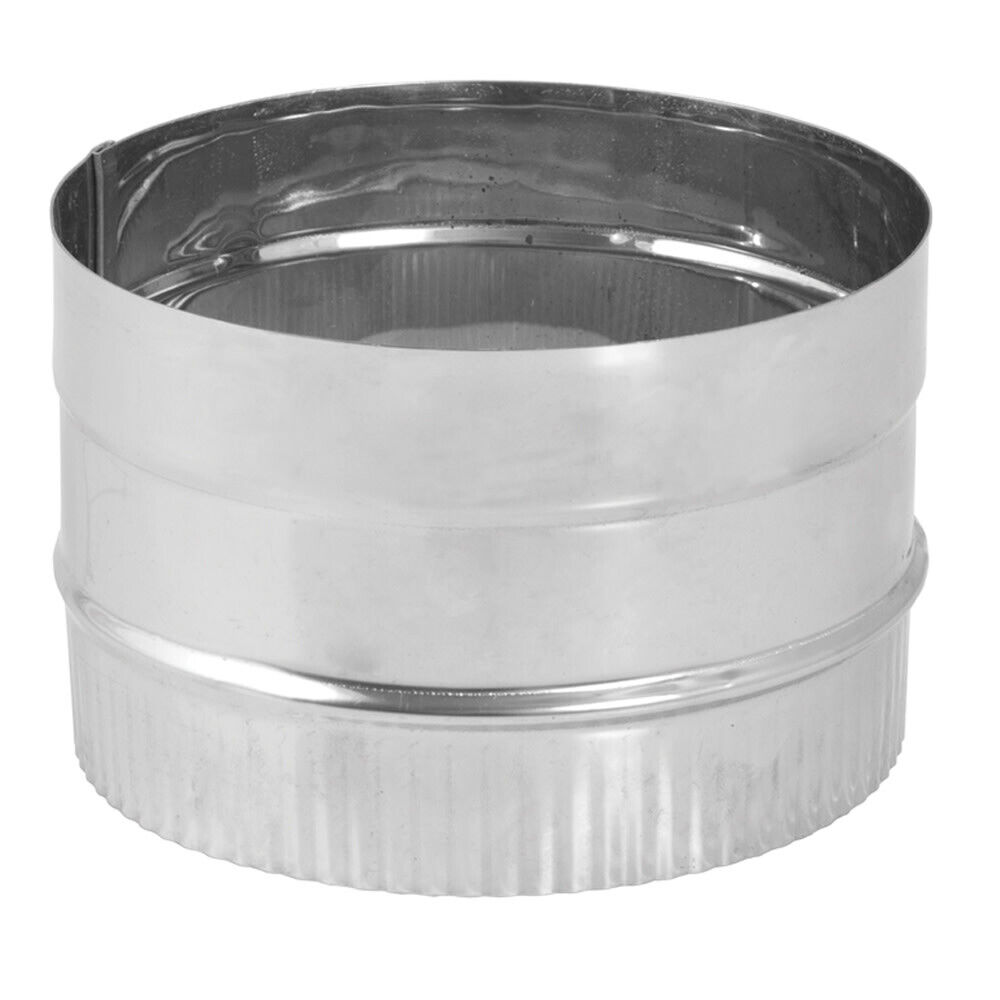 Duravent 6dbk-adss 6" Inner Diameter - Durablack Stove Pipe - - Stainless Steel