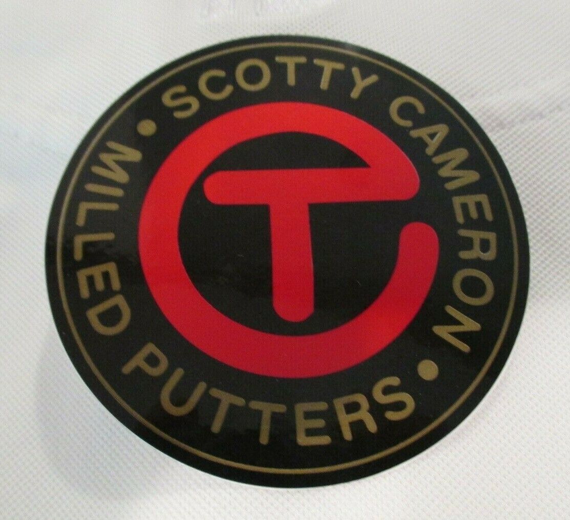 Scotty Cameron Circle T Milled Putters Sticker New Bright Red Ct For Tour Only