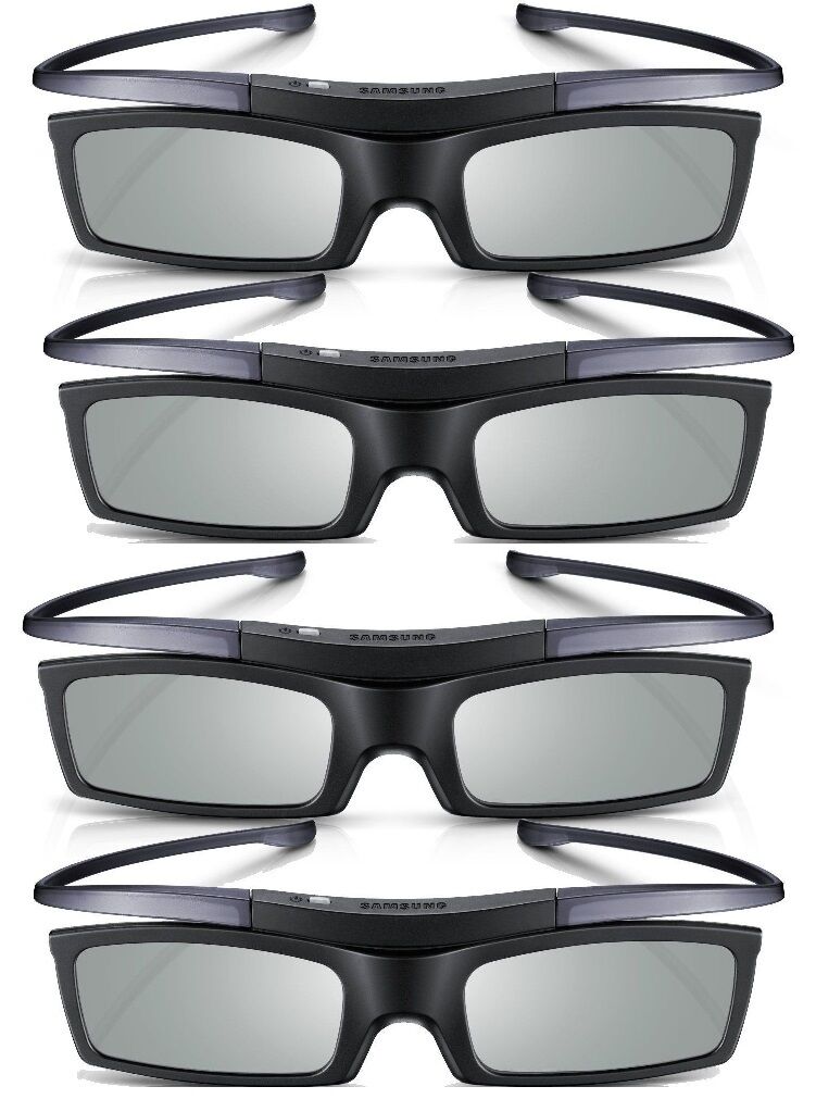Lot Of 4 New Samsung 4k Hd Uhd Suhd 3d Active Tv Glasses Ssg-5150gb Ssg-5100gb