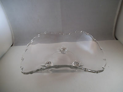 Vintage Fostoria Century Three Toed Footed Bowl Dish Clear Glass