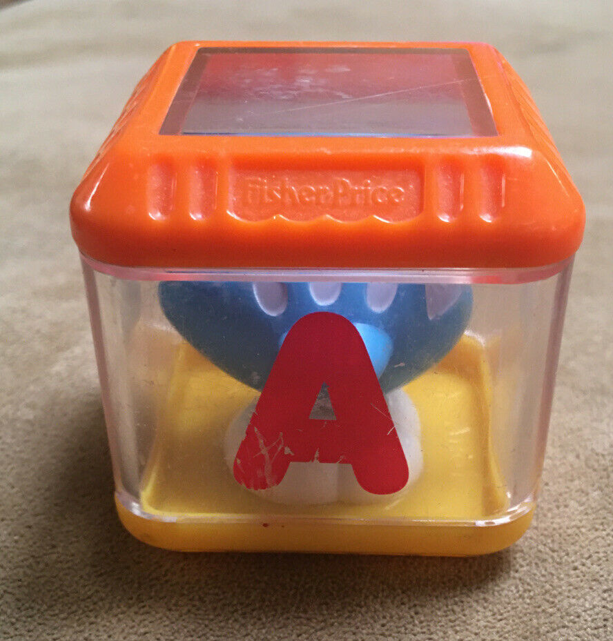 Fisher Price Peek A Blocks Letter A Airplane Alphabet Replacement Block